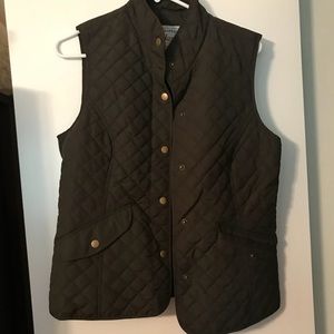 light weight preppy quilted vest